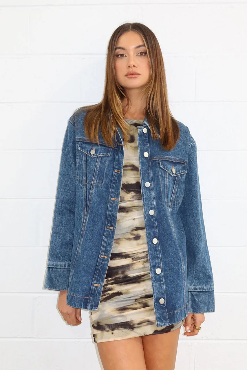 Alba Denim Shirt | Indigo Denim