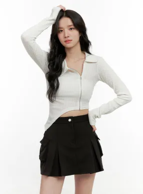 Asymmetric Slim Fit Cardigan ON404