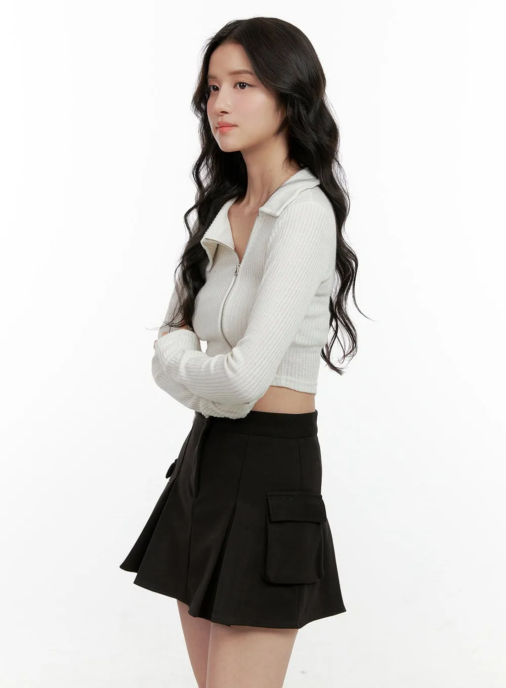 Asymmetric Slim Fit Cardigan ON404