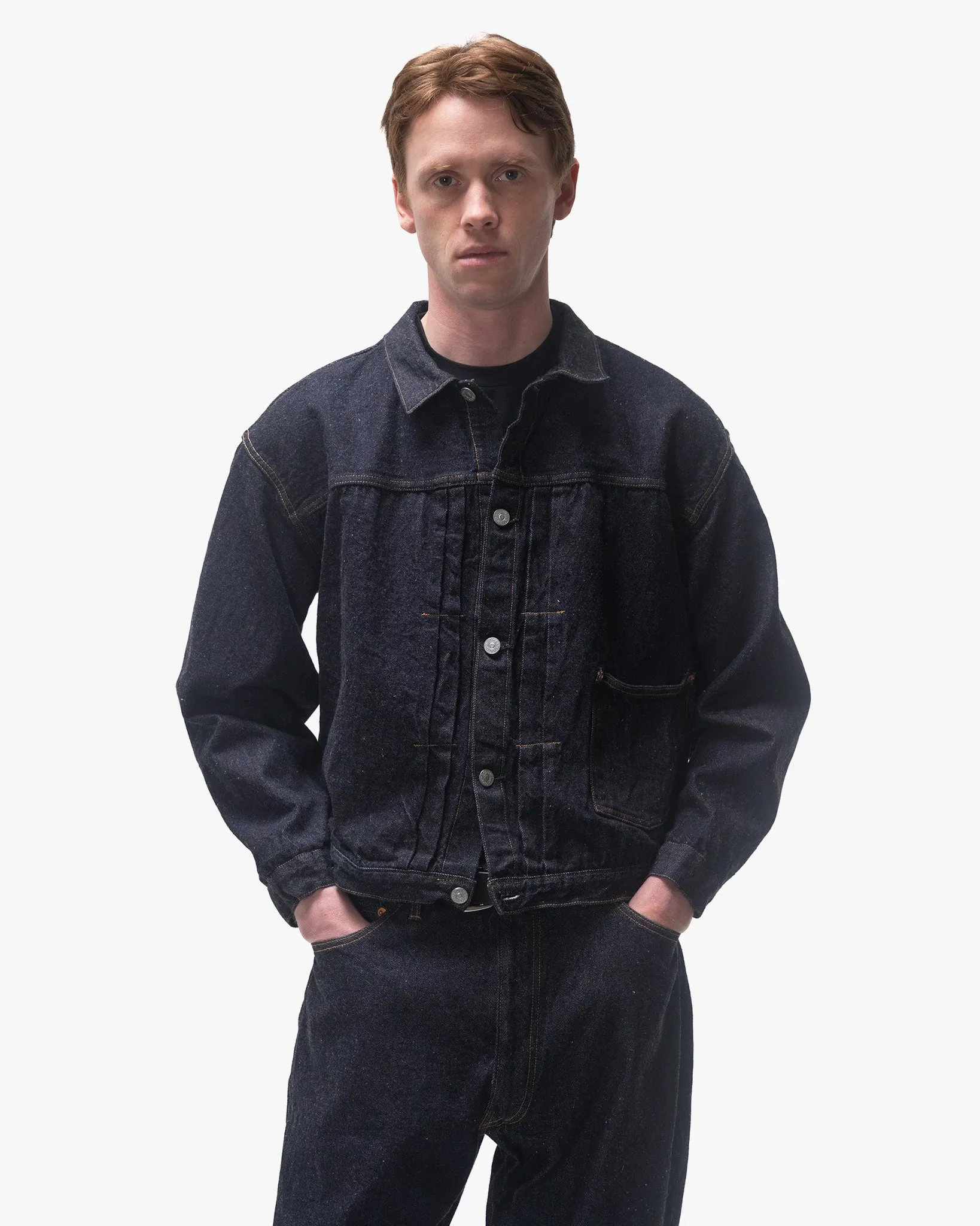 Denim Tracker 2P Jacket Indigo One Wash