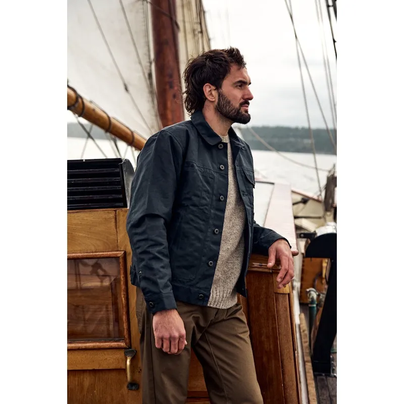 Filson - Tin Cloth Short Lined Cruiser Jacket - Service Blue