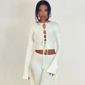 High Waist Slim Fit Set