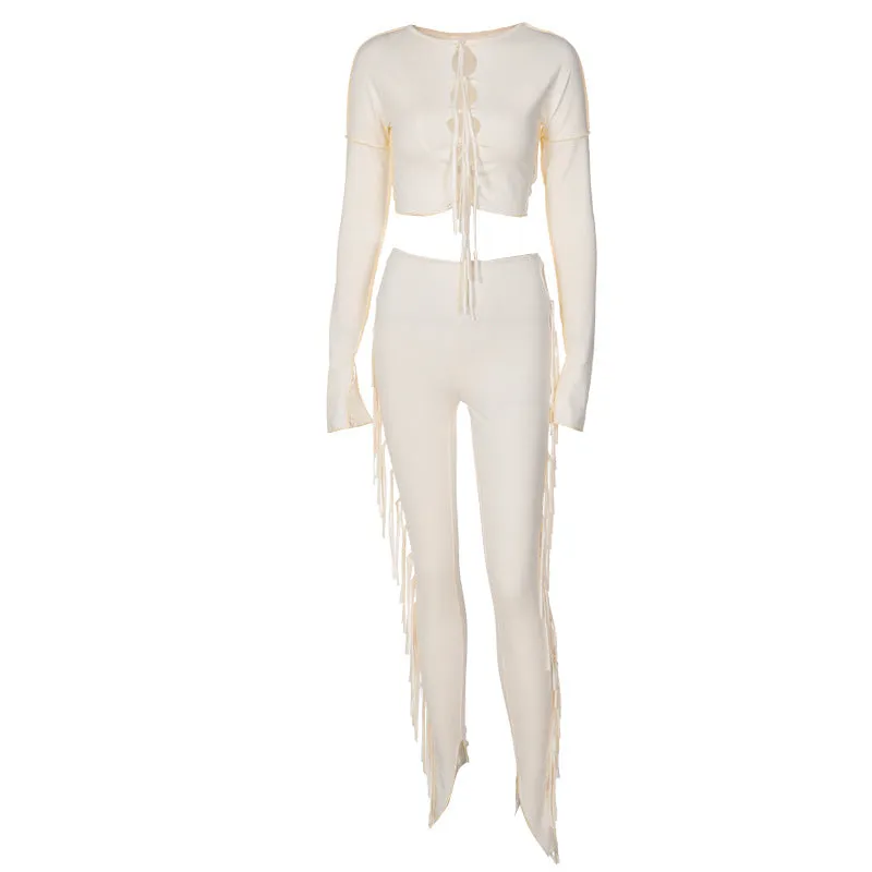 High Waist Slim Fit Set