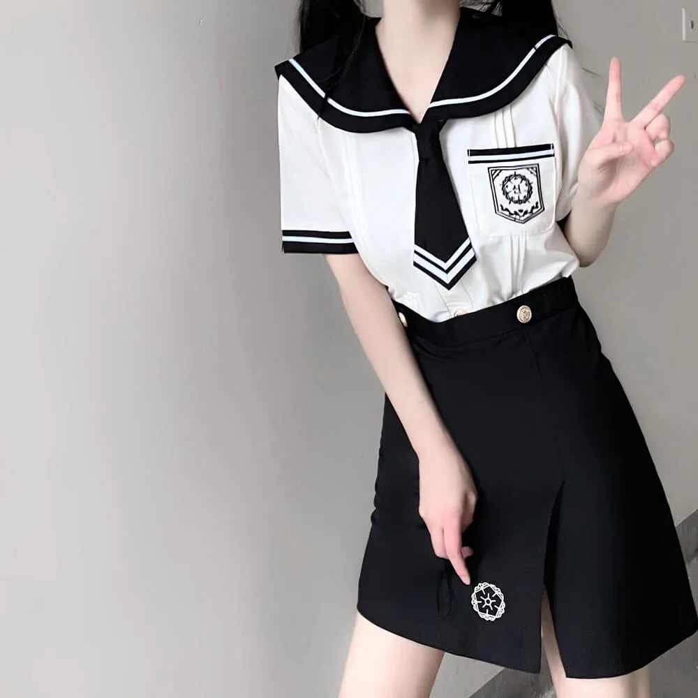 Korean style girl school uniform set