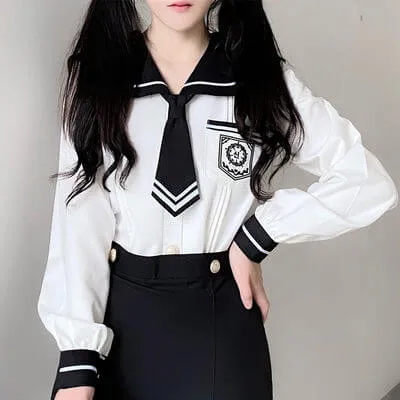 Korean style girl school uniform set
