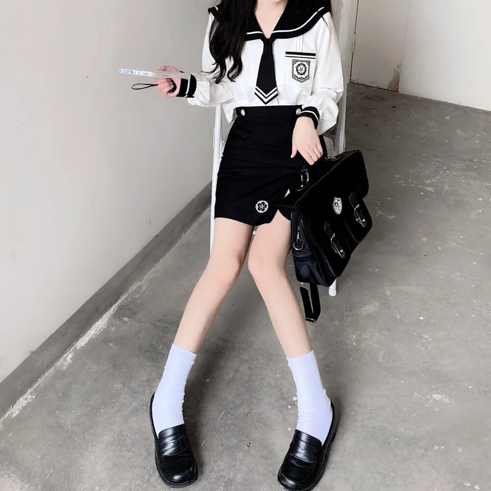 Korean style girl school uniform set