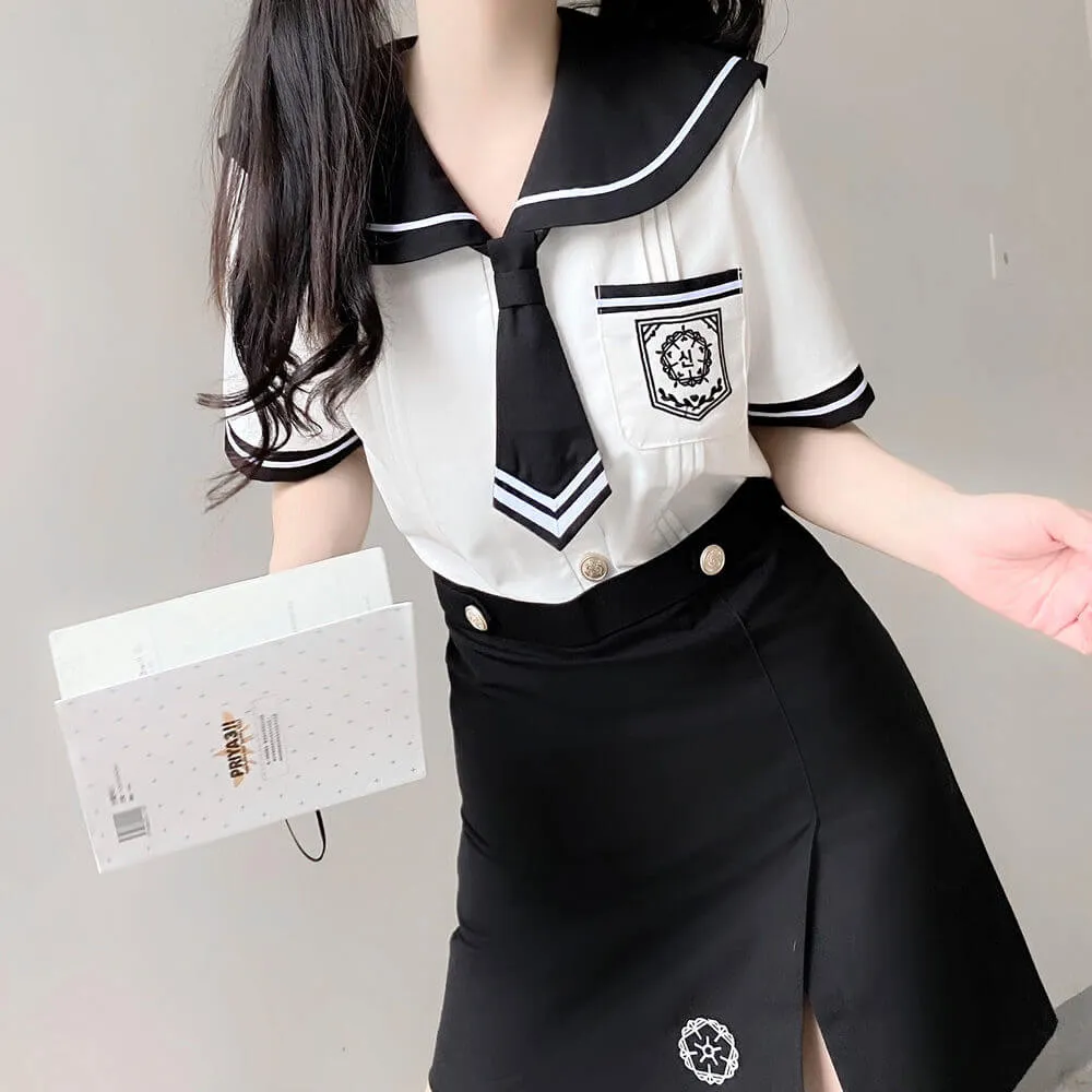 Korean style girl school uniform set