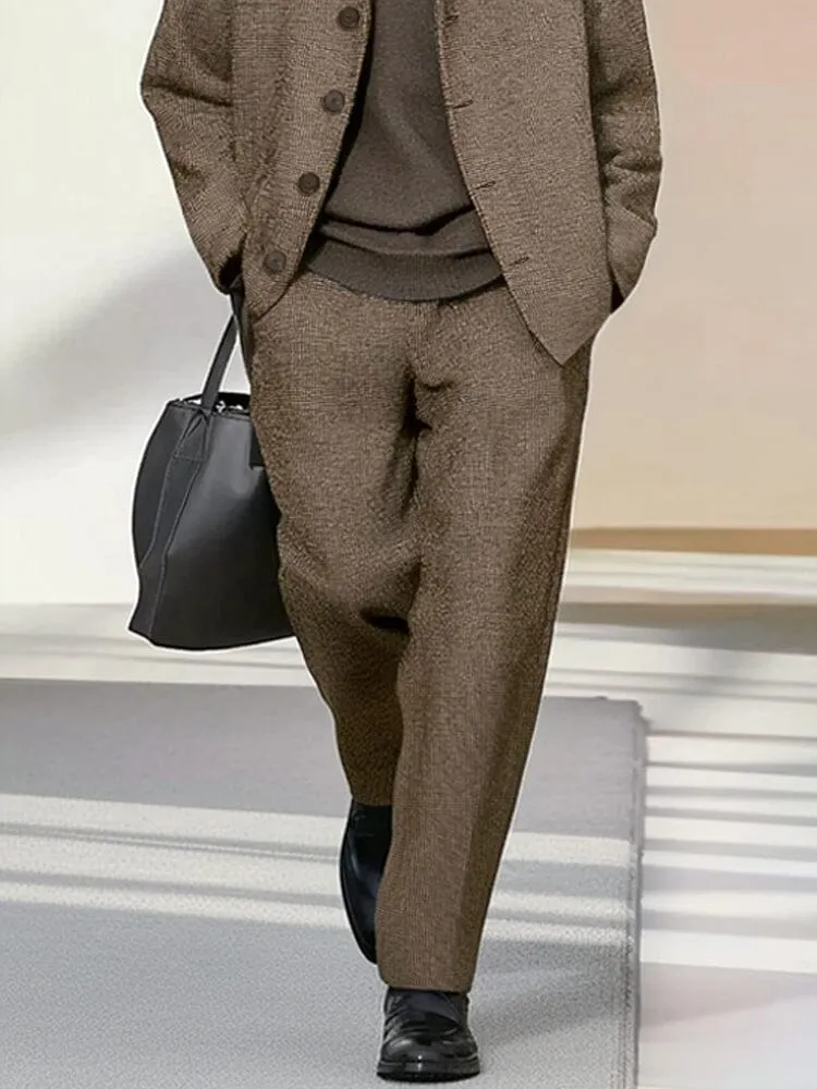 Leisure Chic Jacket Pants Outfit