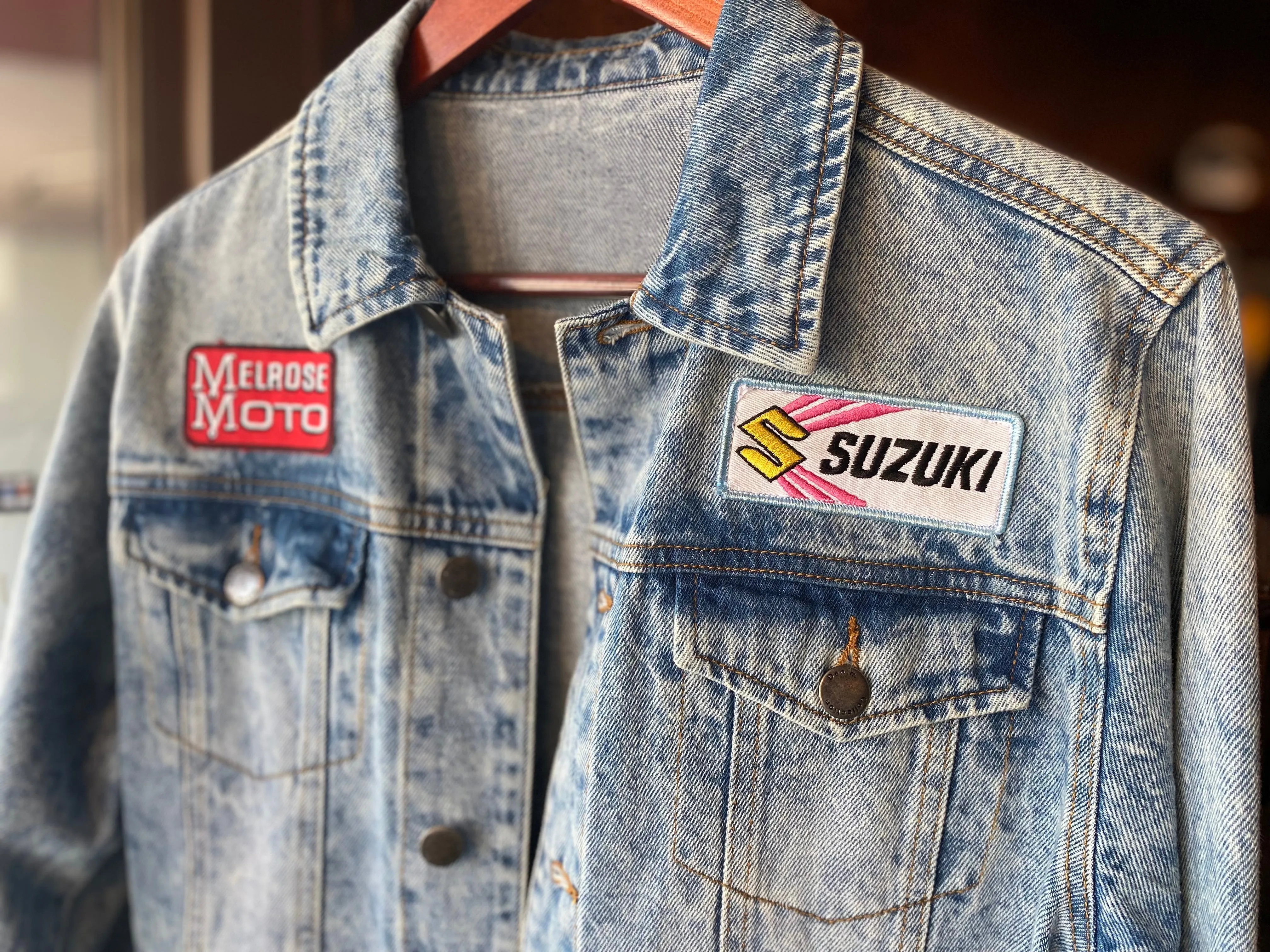 'Melrose Suzuki' Light Washed Denim Jacket