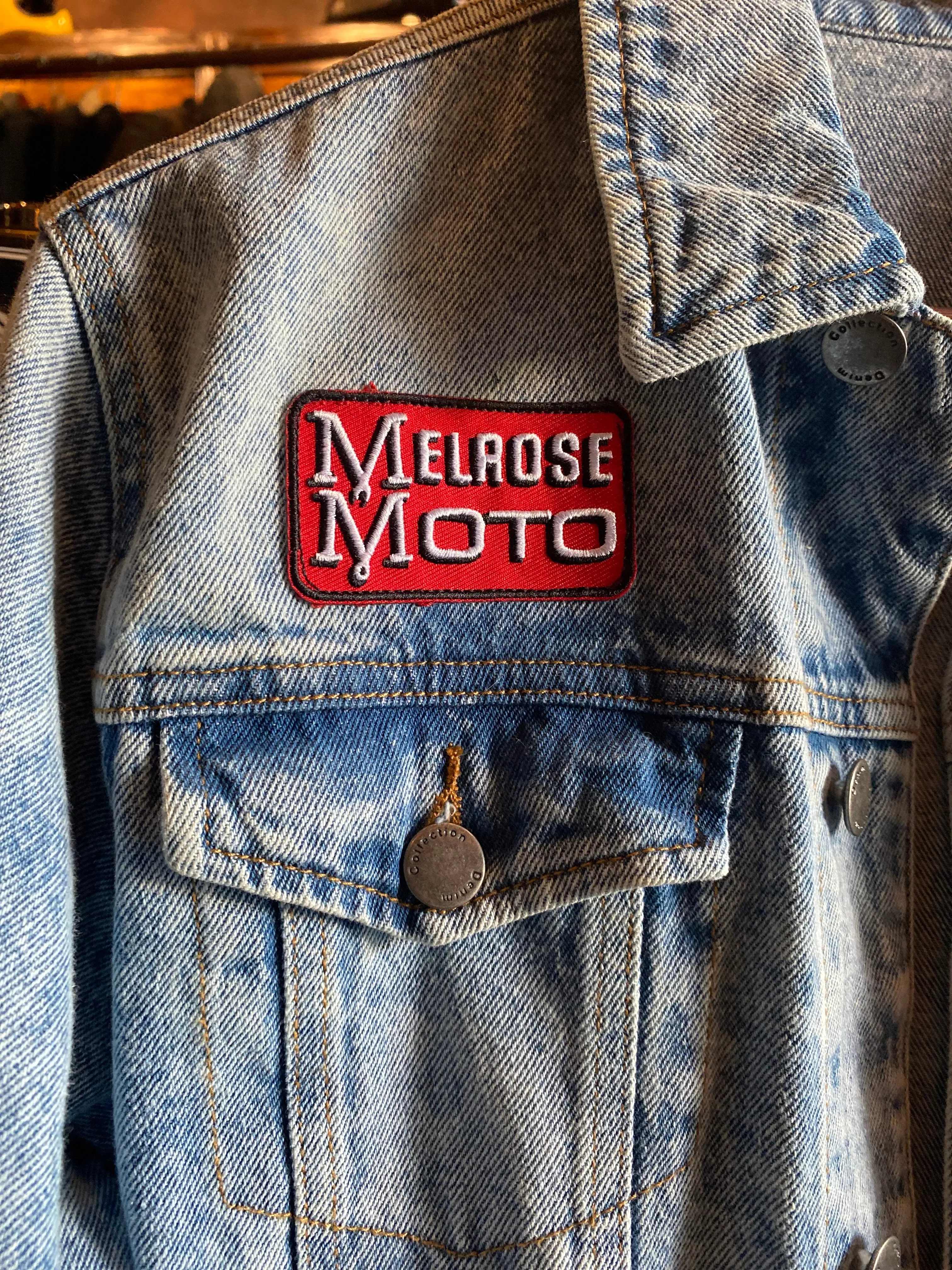 'Melrose Suzuki' Light Washed Denim Jacket