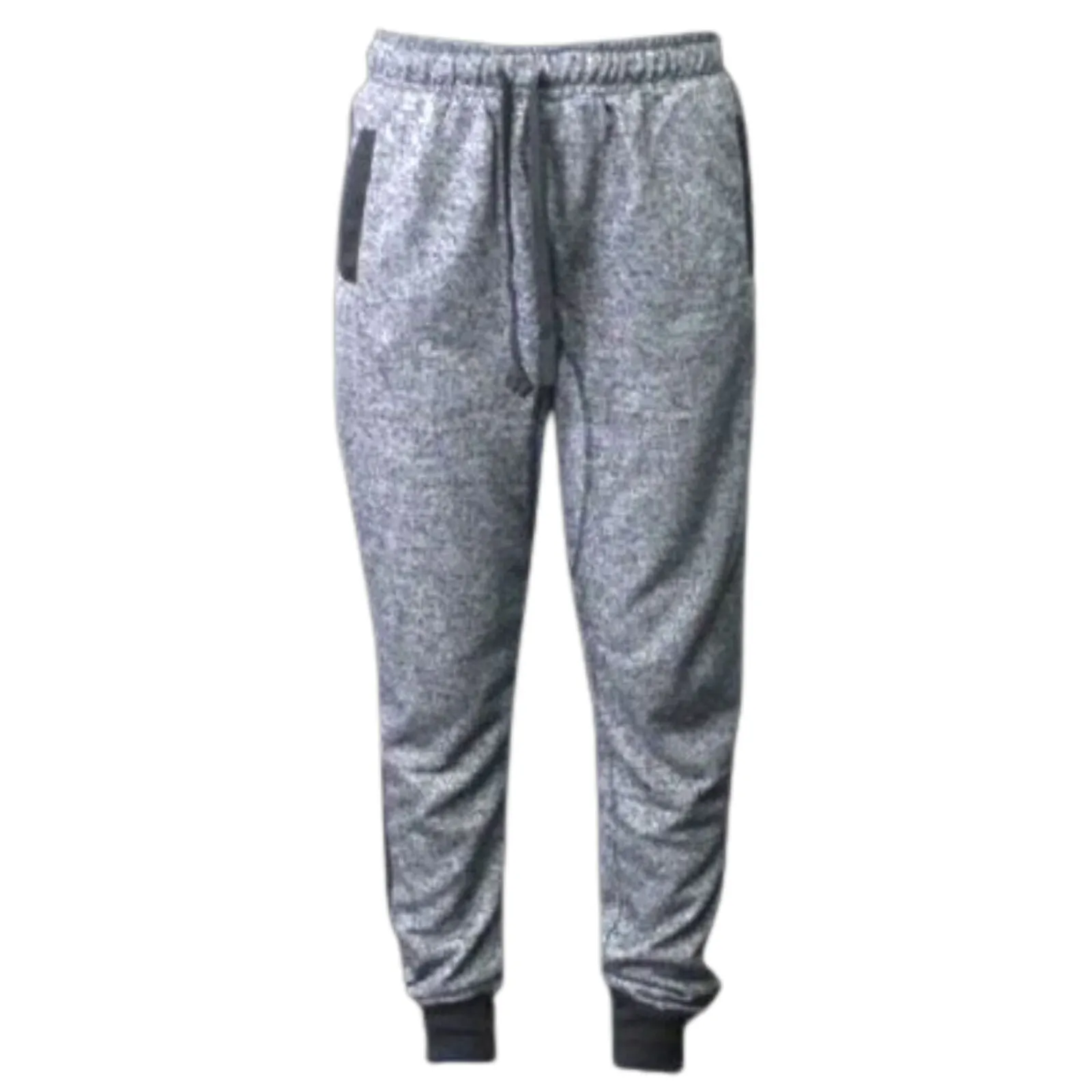 Mens Skinny TRACK PANTS Cuff Slim Gym Plain Sport - Charcoal - XL