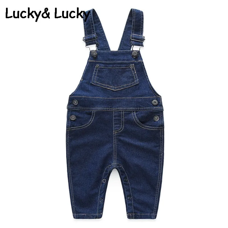 Mother & kids Striped baby boy clothes newborn long sleeve t-shirt   denim overalls newborn clothes casual baby clothing set