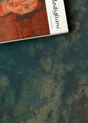 Oceanic Decay #0400- Hand Painted Flatlay Surface
