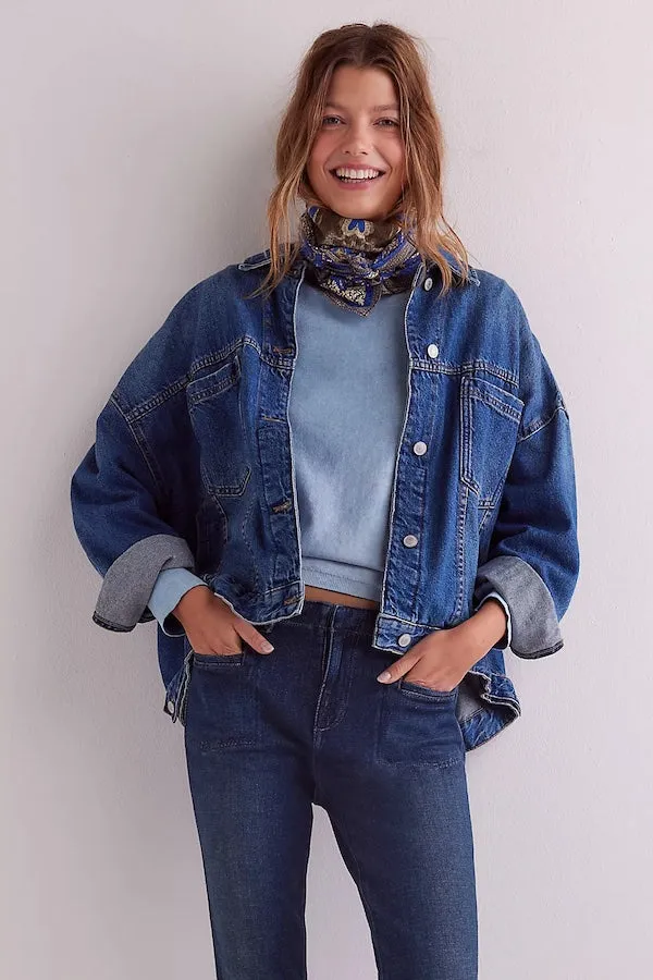 OPAL SWING DENIM JACKET - GOT THE BLUES