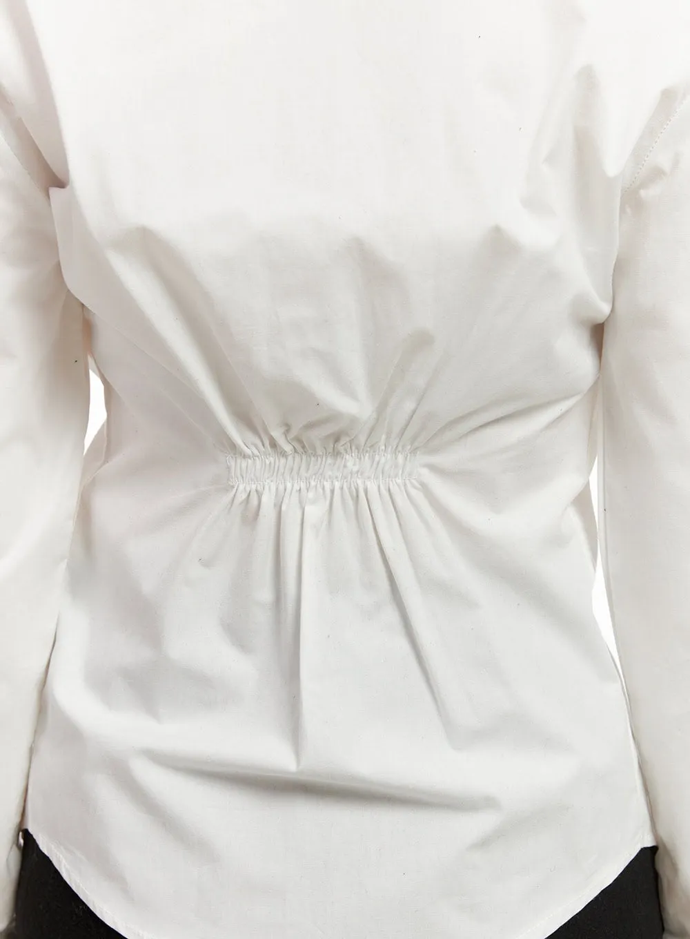 Shirred Detail Slim-Fit Shirt ON422