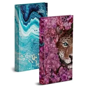 Slim Week To View Patterned Diary 2023 - Case of 12