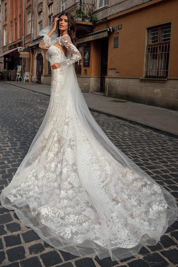 Soft Salt Wedding Dress
