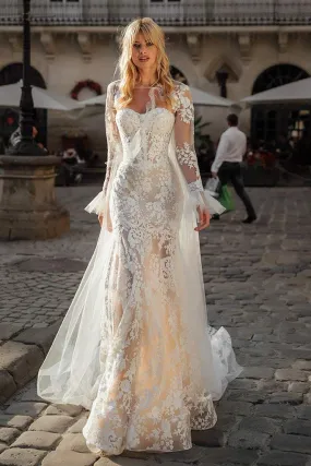 Soft Salt Wedding Dress
