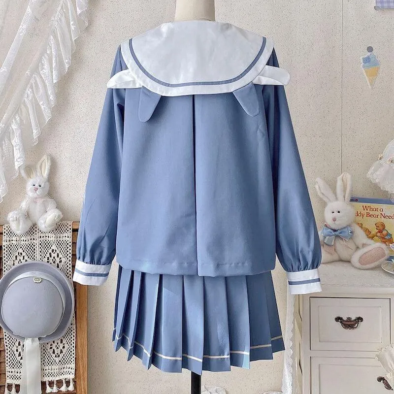 [Soft Sheep] JK cute blue uniform set