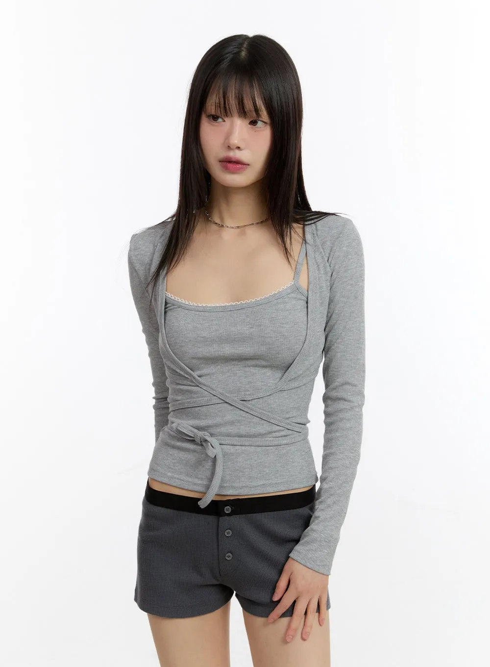 Strap Slim-Fit Bolero CM518