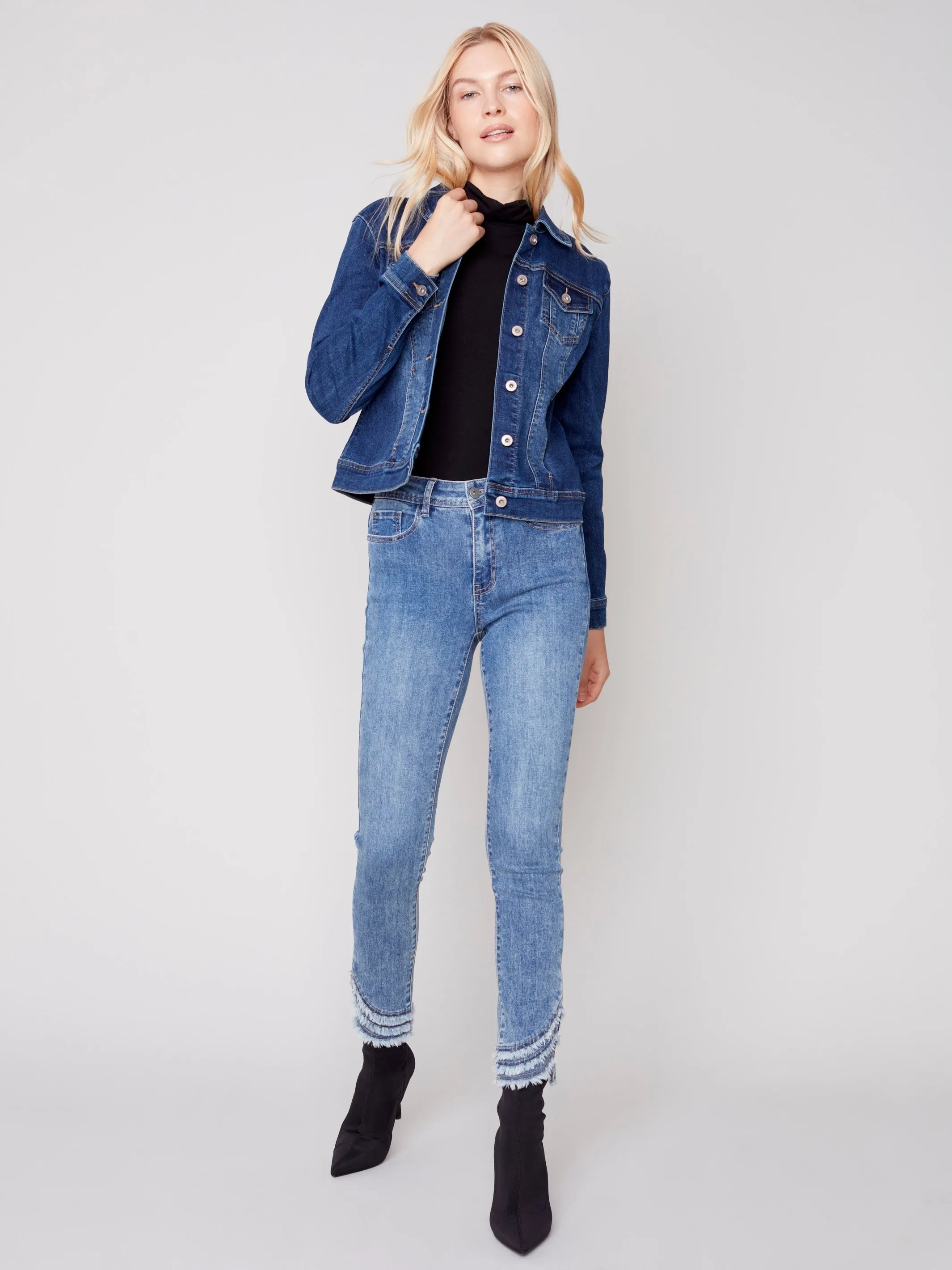 Stretch Denim Jacket - Indigo