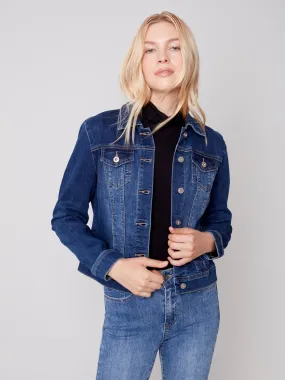 Stretch Denim Jacket - Indigo