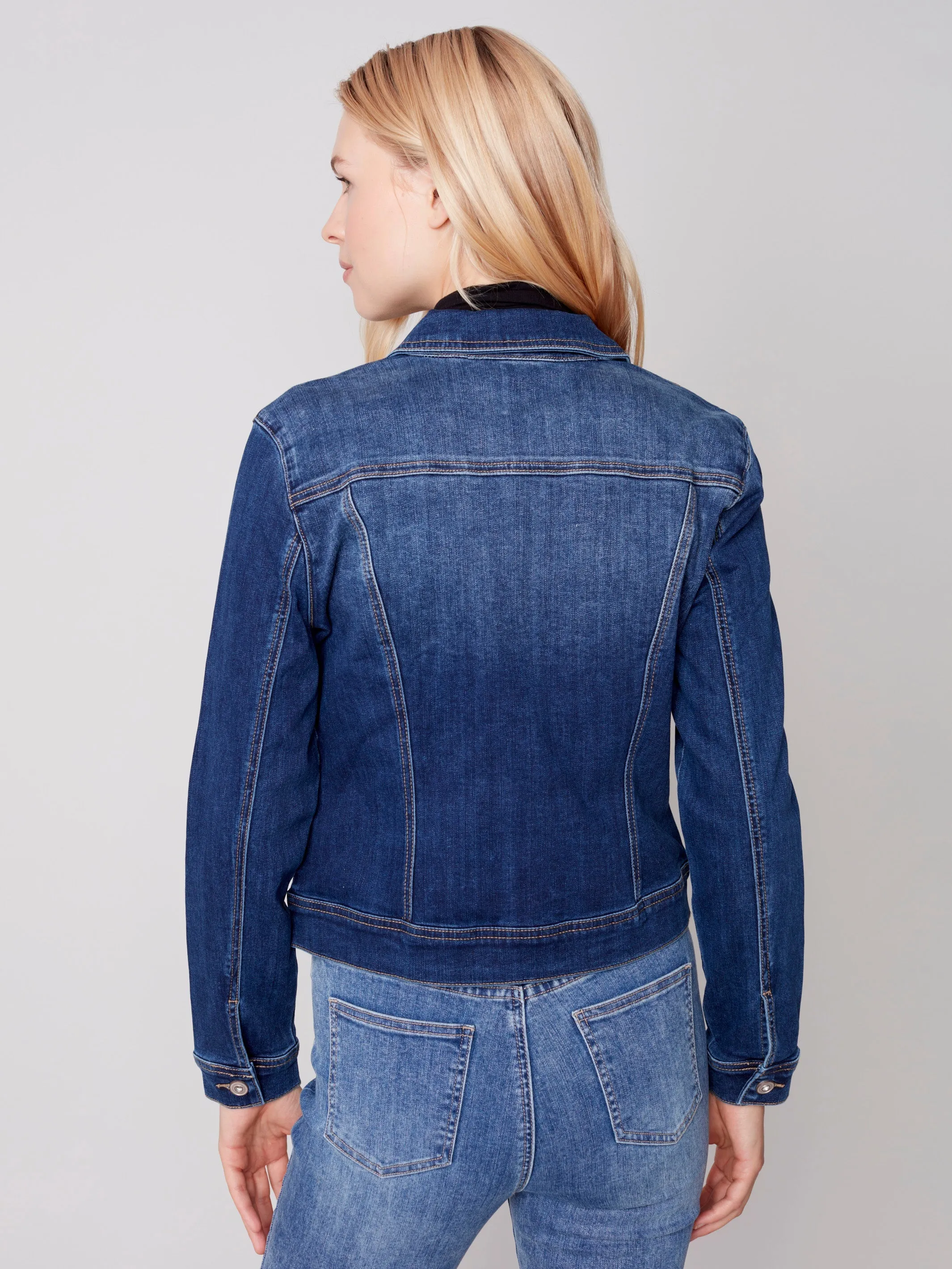 Stretch Denim Jacket - Indigo