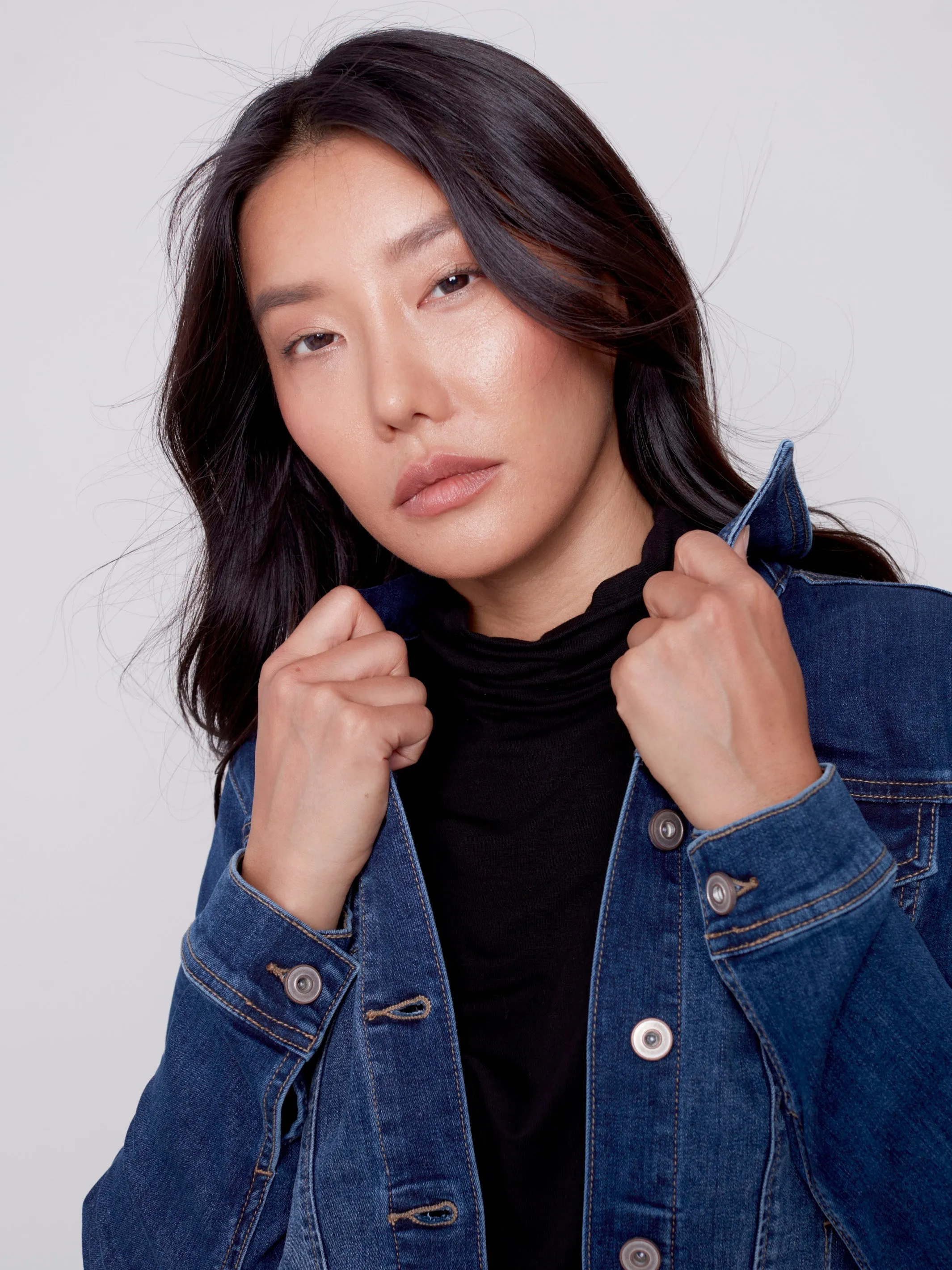 Stretch Denim Jacket - Indigo