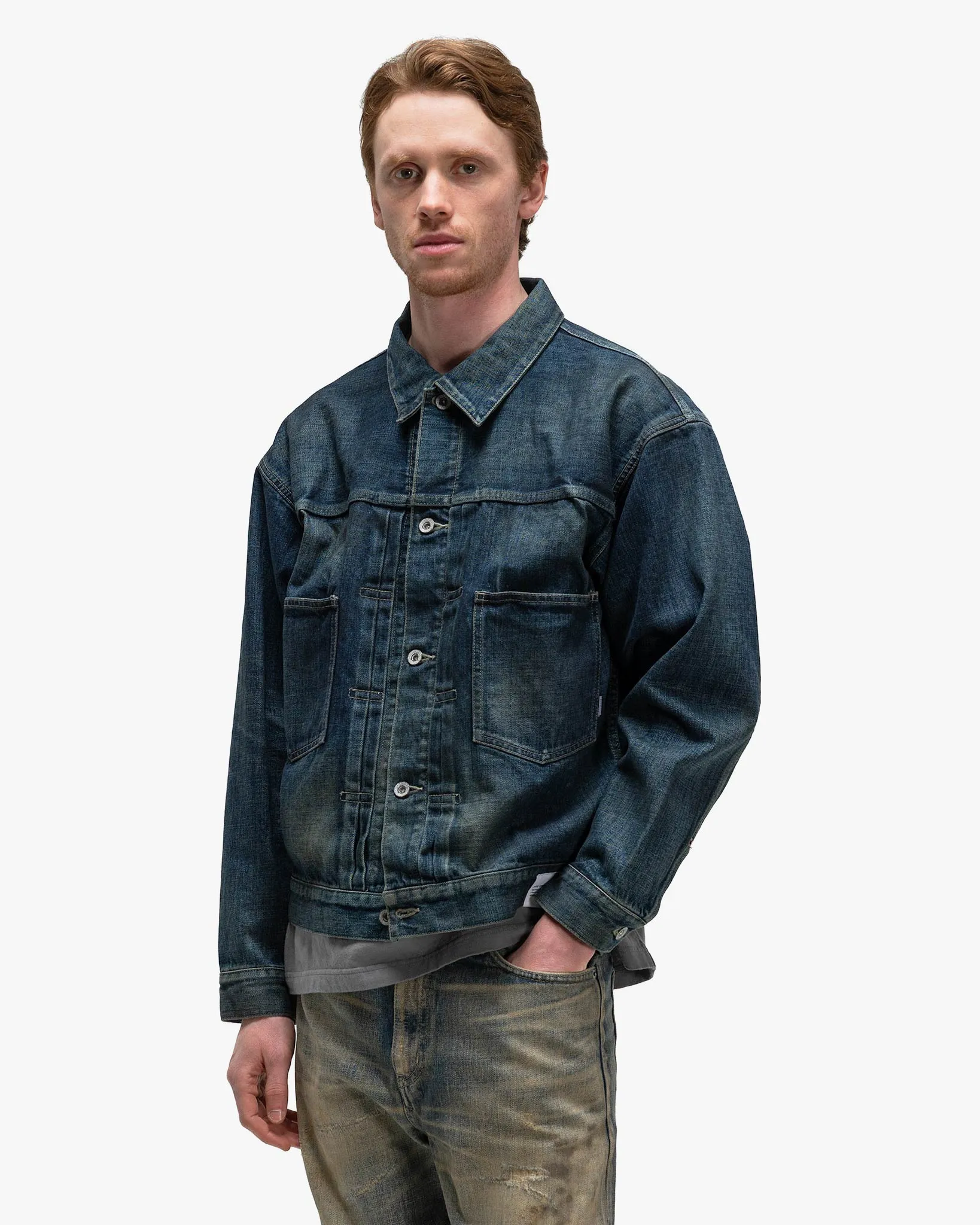 Washed Denim Type-2 Jacket Indigo