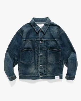 Washed Denim Type-2 Jacket Indigo