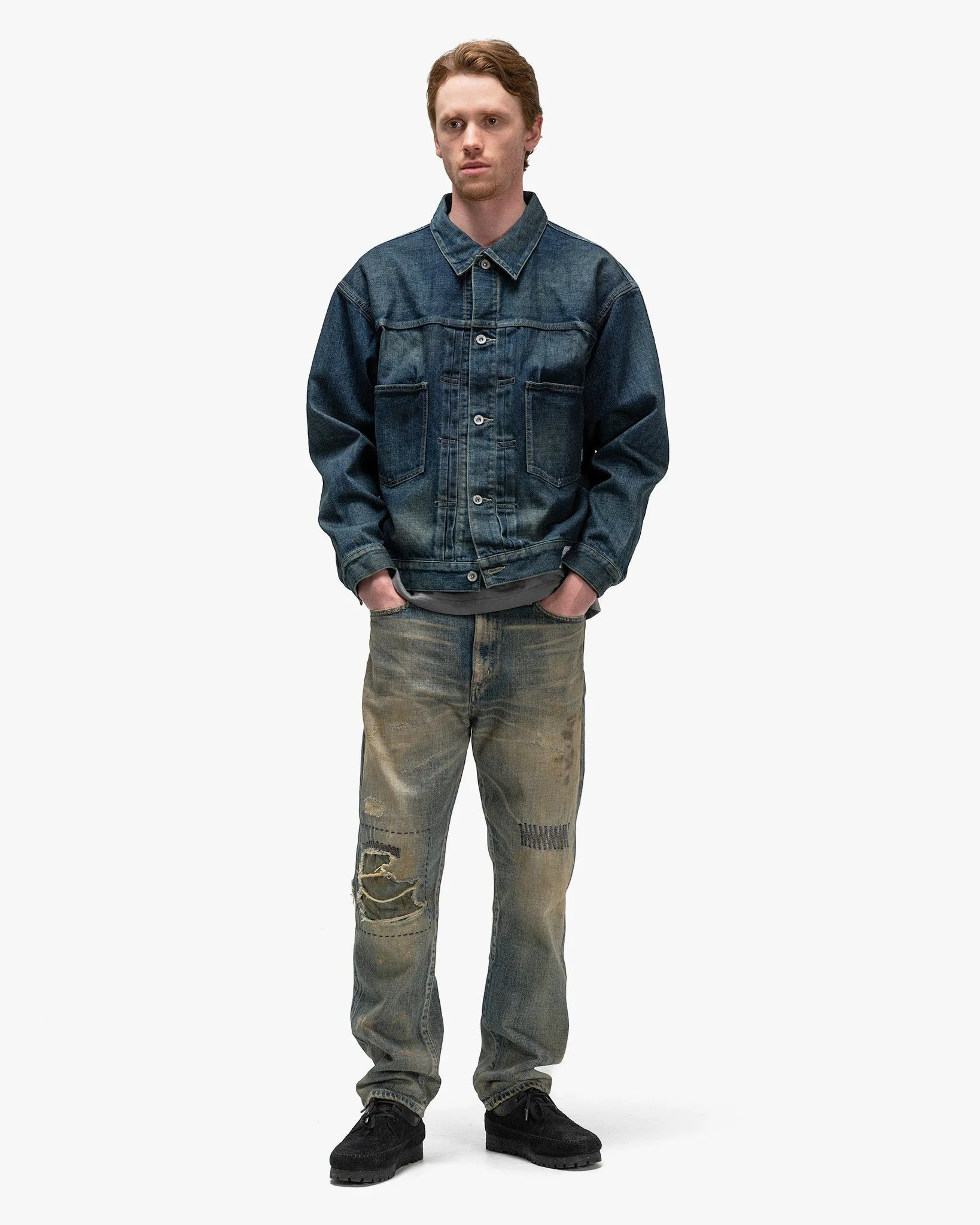 Washed Denim Type-2 Jacket Indigo