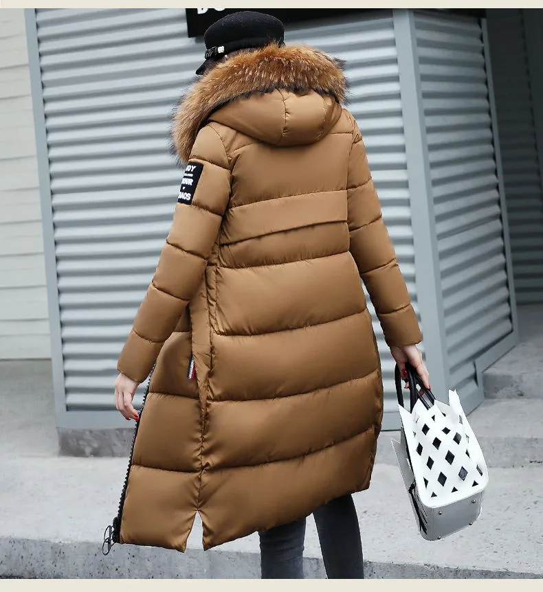 Women Casual Warm Hooded Jacket Coats