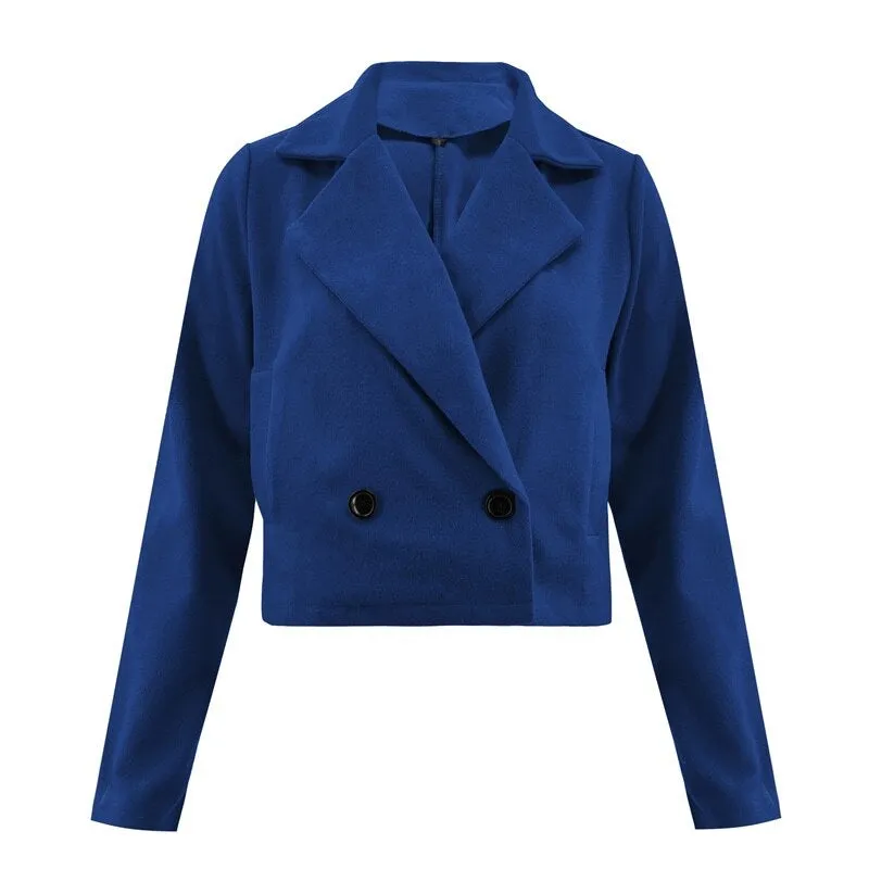 Women's Autumn Woolen Short Warm Coat