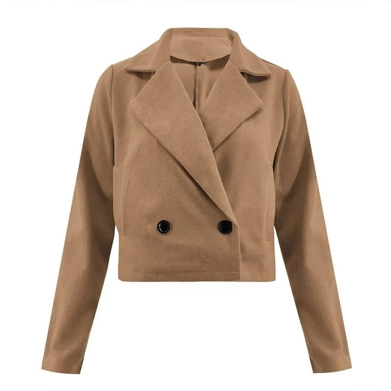 Women's Autumn Woolen Short Warm Coat