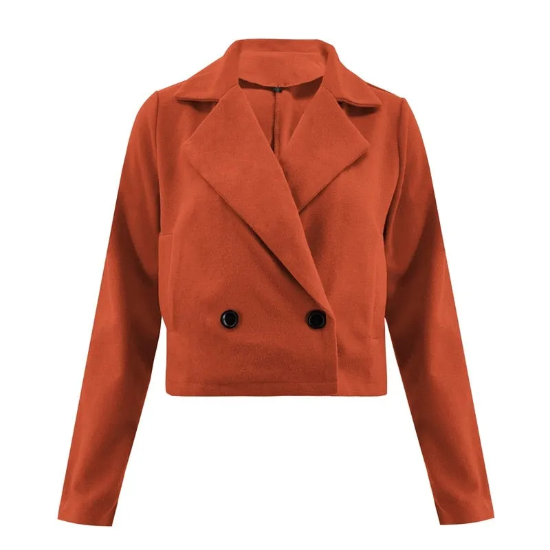 Women's Autumn Woolen Short Warm Coat