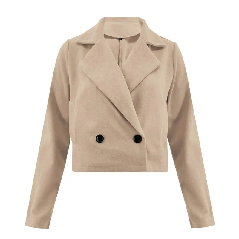 Women's Autumn Woolen Short Warm Coat