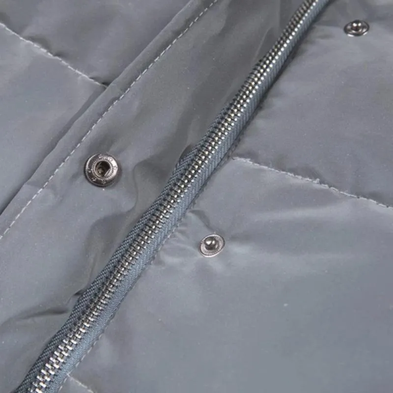 Women's Spring Reflective Warm Short Coat
