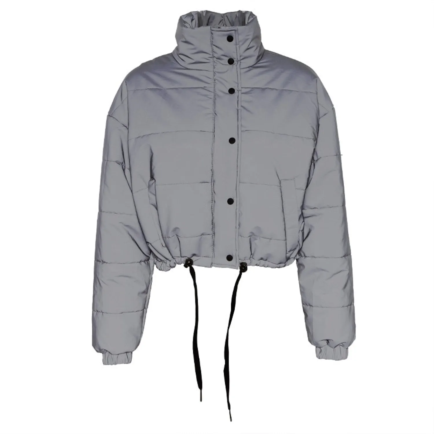 Women's Spring Reflective Warm Short Coat