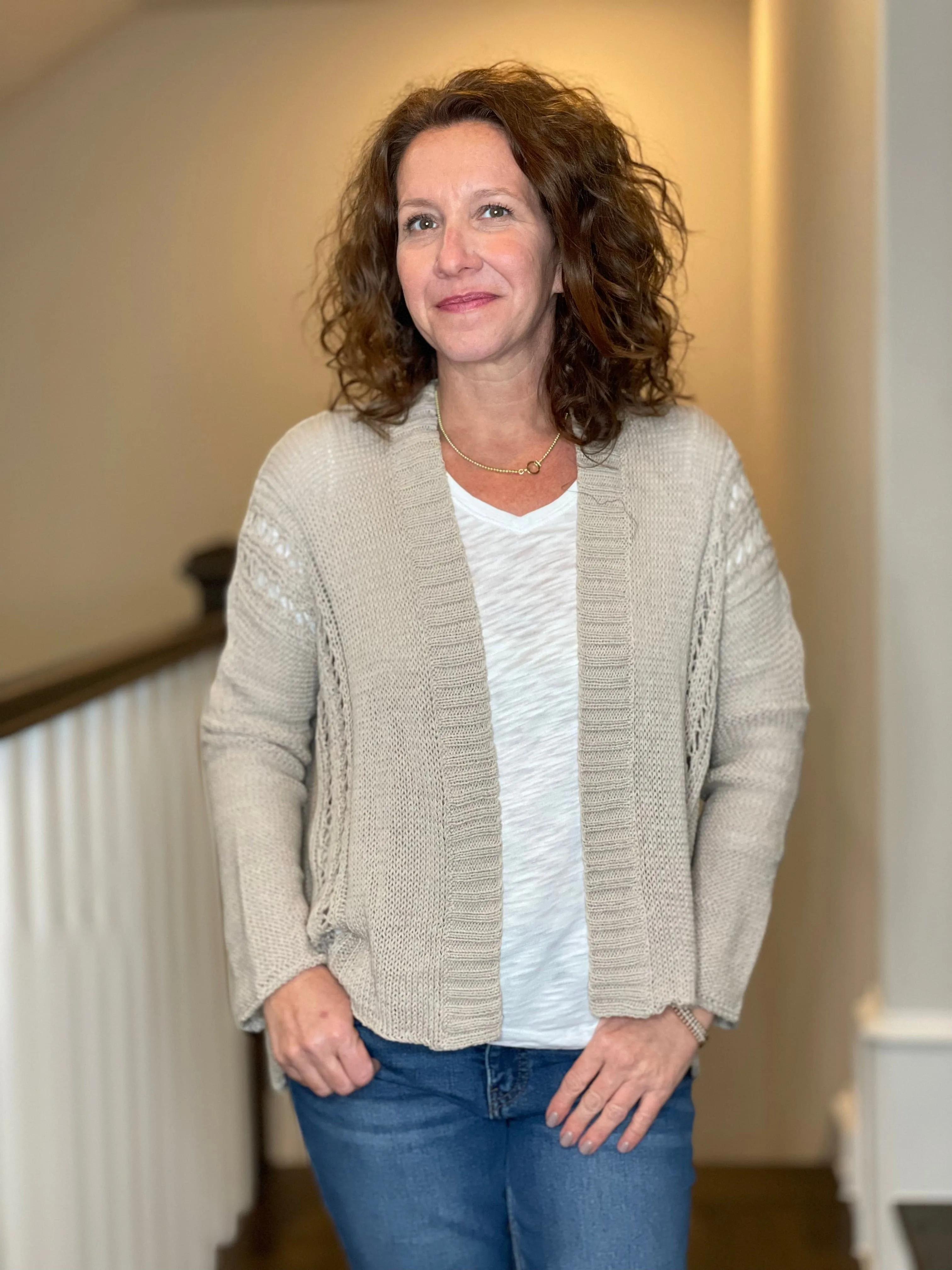 Wooden Ships Boho Cardi Cotton Sweater