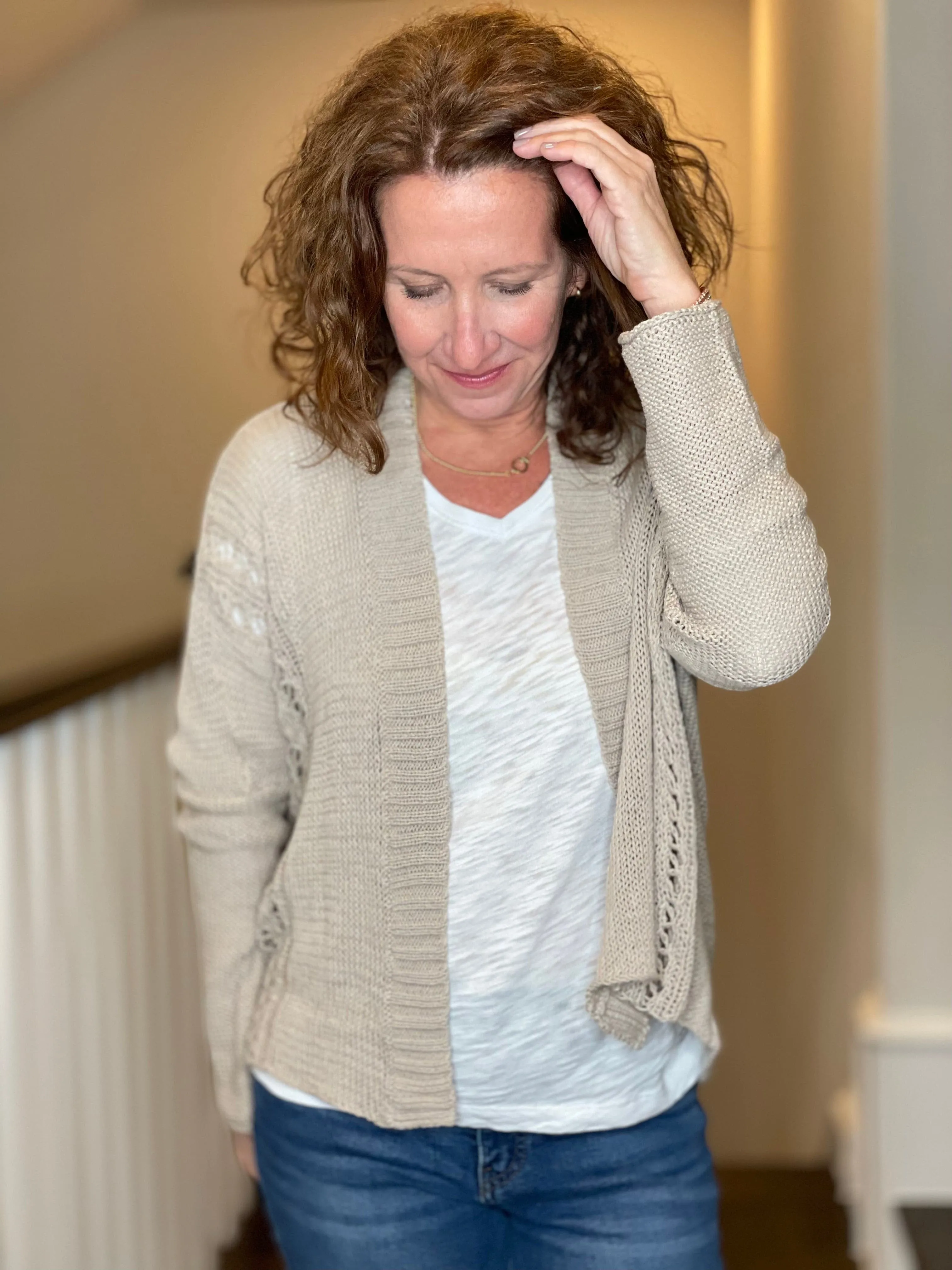 Wooden Ships Boho Cardi Cotton Sweater